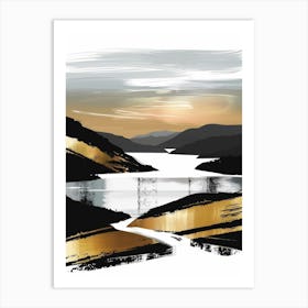 Scotland At Sunset Art Print