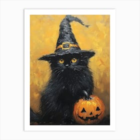 Witch Cat 6 Art Print