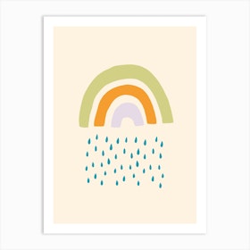 Raining Rainbow Art Print