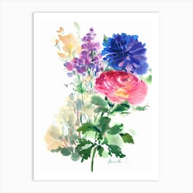 Flower Series05 Art Print