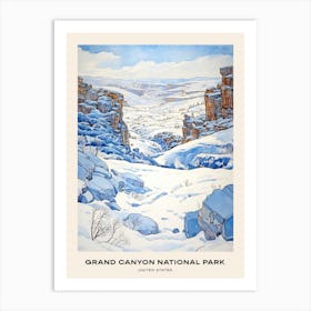 Grand Canyon National Park United States 2 Poster Art Print