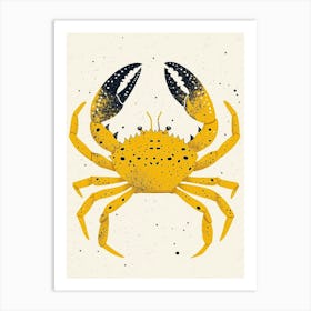 Yellow Crab 1 Art Print