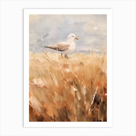 Bird Painting Seagull 2 Art Print