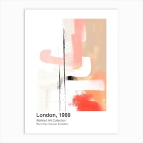 World Tour Exhibition, Abstract Art, London, 1960 8 Art Print