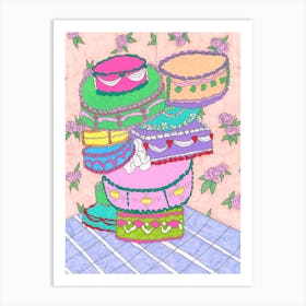Cake Cake Cake Cake Art Print