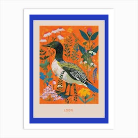 Spring Birds Poster Loon 4 Art Print