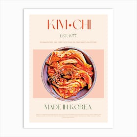 Kimchi Mid Century Art Print