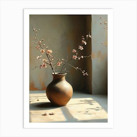 Blossoms In A Vase Art Print