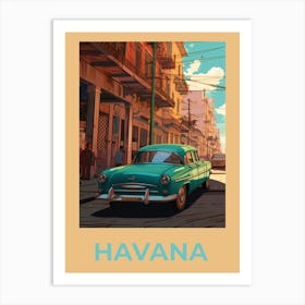 Havana Old art print. Art Print