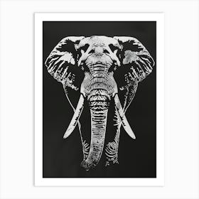 Elephant Tusks Art Print