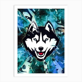 Uconn Huskies 1 Art Print