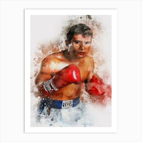 Julio Cesar Chavez Boxing Art Print