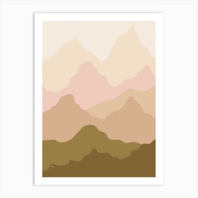 Morning Mountains Art Print