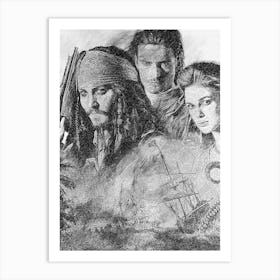 Pirates of the Caribbean 1 Art Print