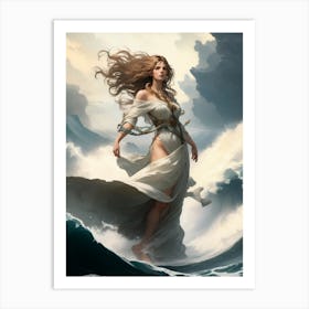 Poseidon's Muse (2) Art Print