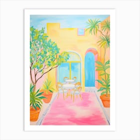 Santa Marinella, Italy Colourful View 2 Art Print