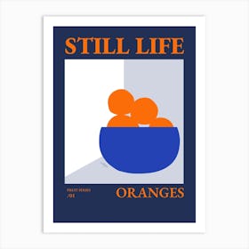Still Life With Oranges Art Print