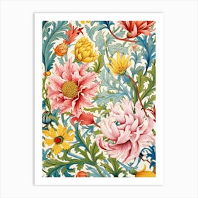 Floral Pattern 78 Art Print