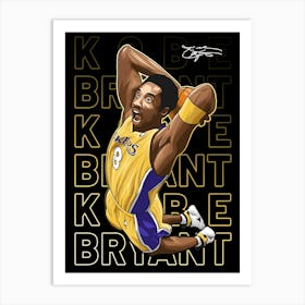 Kobe Bryant 1 Art Print