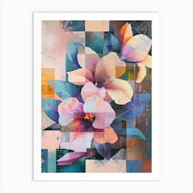 Abstract Floral Painting 2 Art Print