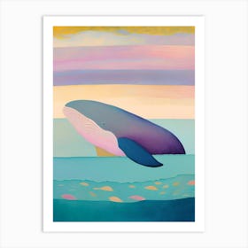 Whale In Atlantic Ocean Art Print