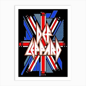 Def Leppard 3 Art Print