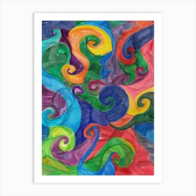 Swirls 2 Art Print