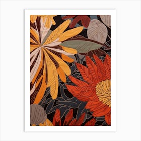 Fall Botanicals Cosmos 3 Art Print