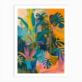 Tropical Garden 1 Art Print