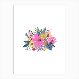 Flower Centre Art Art Print