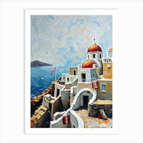 Santorini 1 Art Print