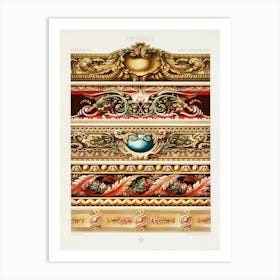 17th Century Pattern, Albert Racine (7) Art Print