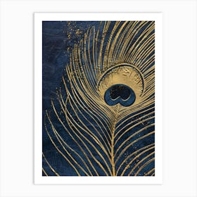 Peacock Feather 2 Art Print