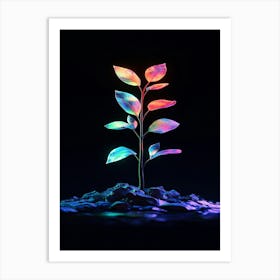 Plant In The Dark 6 Art Print