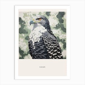 Ohara Koson Inspired Bird Painting Hawk 4 Poster Art Print