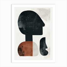 Vientiane Stone Park Bauhaus Minimalist Art Print