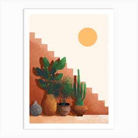 Cactus Garden 4 Art Print