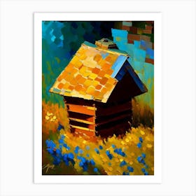 Propolis Beehive 2 Painting Art Print