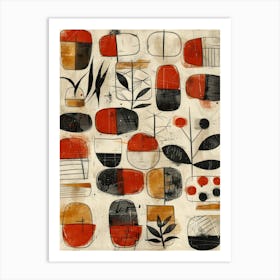 Abstract Shapes 12 Art Print