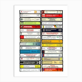 Classical Music - Cassette Print Art Print