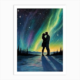 Aurora Kiss Art Print