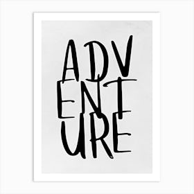 Adventure Travel Quote Art Print