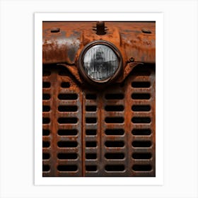 Rusted Old Truck Art Print