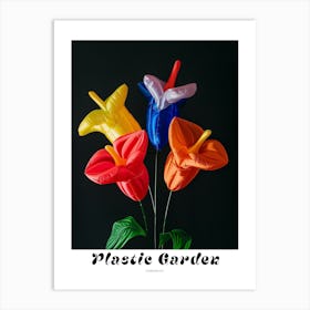 Bright Inflatable Flowers Poster Gloriosa Lily 1 Art Print