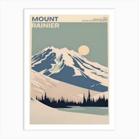 Mount Rainier Art Print