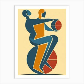 Basketball Game Art Print