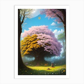 Sakura Tree 5 Art Print