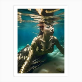 Mermaid -Reimagined 41 Art Print