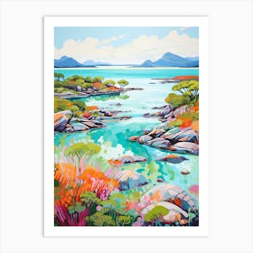 An Oil Painting Of Whitsunday Islands Australia 2 Art Print
