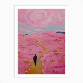 Pink Field 2 Art Print